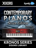 DRS004 - ( Bundle ) - Contemporary Pianos V3 - Seven Edition + Contemporary Brass V1 - Korg Kronos