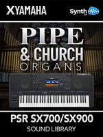 GNL005 - Pipe & Church Organs - Yamaha PSR SX700 / SX900 ( 122 presets )