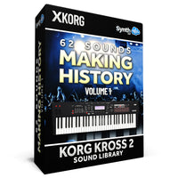 SCL188 - ( Bundle ) - 62 Sounds - Making History Vol.1 + PF Covers - Korg Kross 2