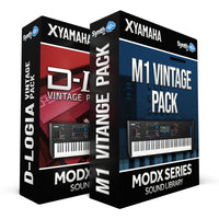 SCL341 - ( Bundle ) - D-Logia D50 Vintage Pack + M1 Vintage Pack - Yamaha MODX / MODX+