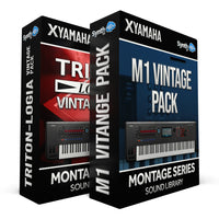 SCL339 - ( Bundle ) - Triton-logia Vintage Pack + M1 Vintage Pack - Yamaha MONTAGE / M