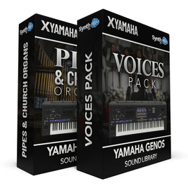 GNL009 - ( Bundle ) - Pipe & Church Organs + Voices Pack - Yamaha GENOS / 2