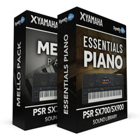 GNL011 - ( Bundle ) - Mello Pack + Essentials Pianos - Yamaha PSR SX700 / SX900