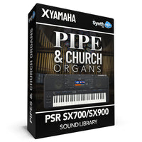 GNL005 - Pipe & Church Organs - Yamaha PSR SX700 / SX900 ( 122 presets )