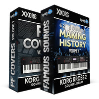 SCL188 - ( Bundle ) - 62 Sounds - Making History Vol.1 + PF Covers - Korg Kross 2