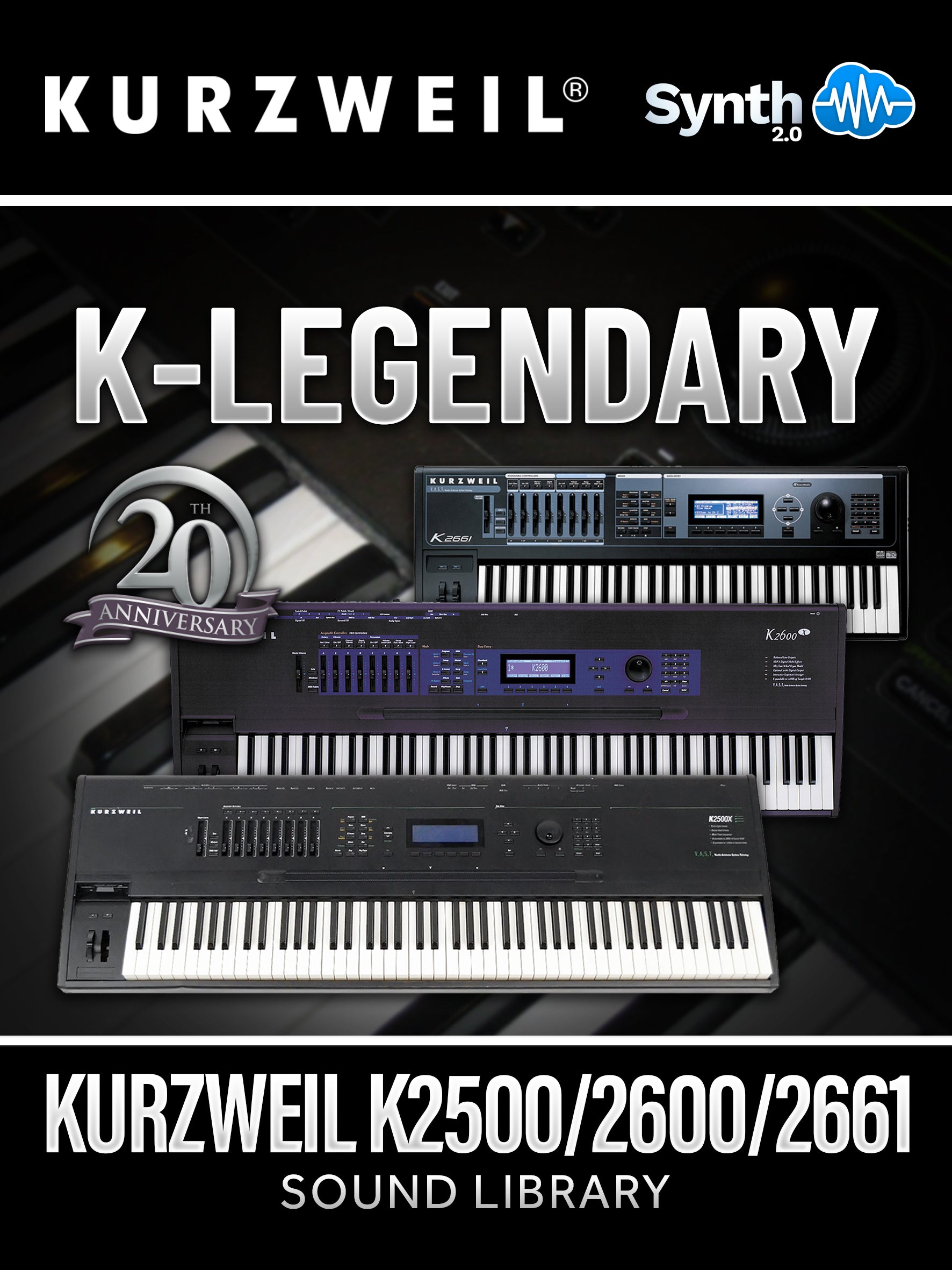 K Endless V2 + Bonus PF Cover Pack Kurzweil K2600 K2500 K2661