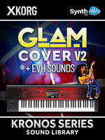DRS014 - Glam Cover Pack V2 + Van Halen Cover - Korg Kronos / X / 2 ( 53 presets )