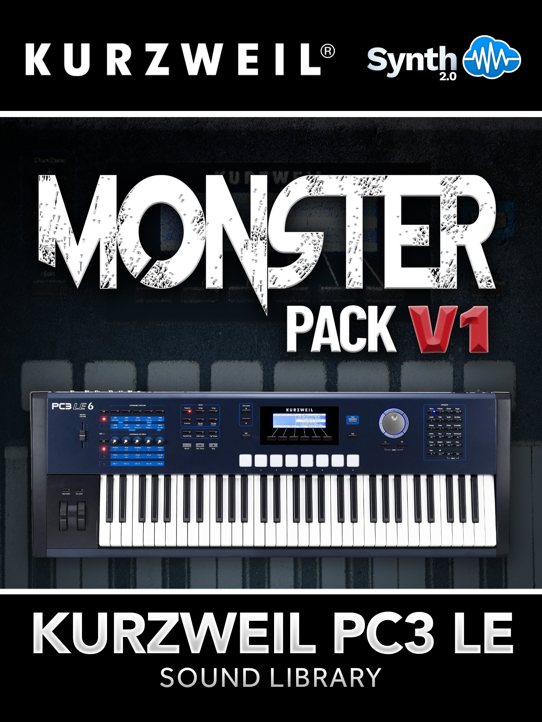 LDX142 - Monster Pack V1 - Kurzweil PC3LE