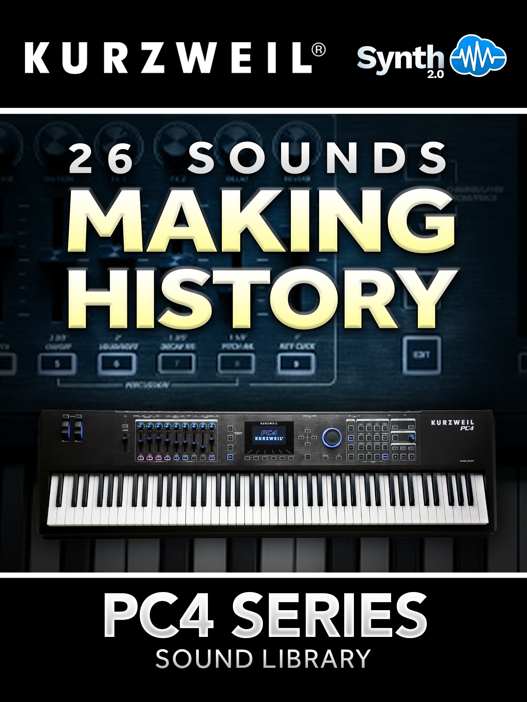 PC4014 - 26 Sounds - Making History Vol.1 - Kurzweil PC4 Series