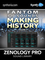 LDX305 - ( Bundle ) - Fantom 32 Sounds - Making History Vol.1 + Fantom 16 Sounds - Making History Vol.2 - Zenology Pro