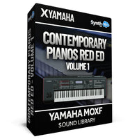 SCL213 - ( Bundle ) - Contemporary Pianos Red Ed. V1 + Piano, keys & more - Yamaha MOXF (512 mb RAM)