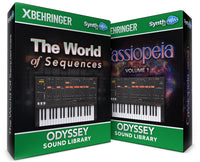 LFO091 - ( Bundle ) - The World of Sequences + Cassiopeia V1 - Behringer Odyssey