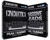 SCL126 - ( Bundle ) - 65 Presets - Cinematica Soundset + Massive Leads - Novation Summit / Peak