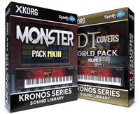SCL080 - ( Bundle ) - Monster Pack MKIII + DT Covers Gold Pack - Korg Kronos