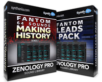 LDX307 - ( Bundle ) - Fantom 64 Sounds - Making History Vol.1 + Vol.2 + Vol.3 + Fantom Leads Pack - Zenology Pro