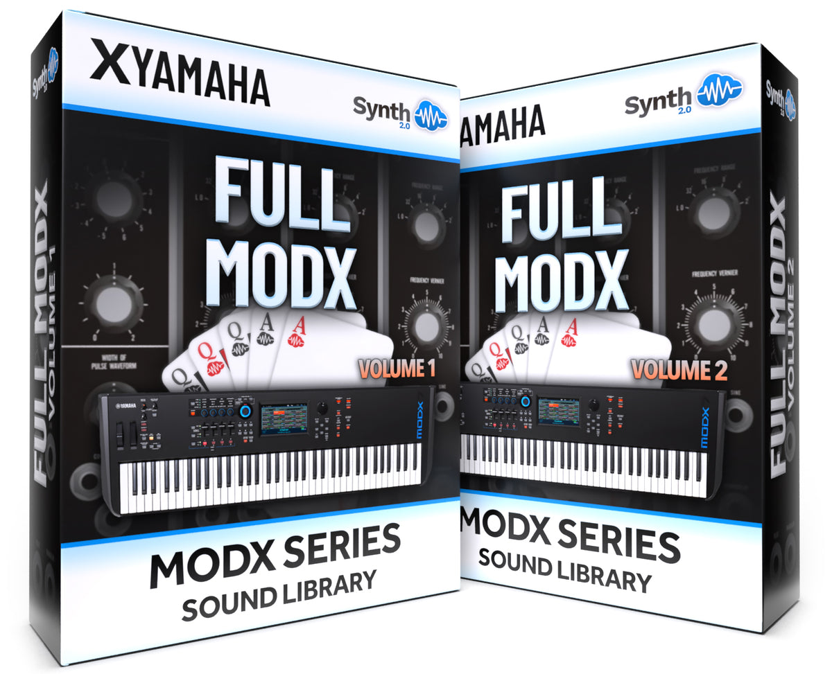 SCL278 - ( Bundle ) - FULL MODX Vol.1 + Vol.2 - Yamaha MODX / MODX+ ...