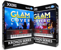 DRS016 - ( Bundle ) - Glam Cover Pack V1 + V2 - Korg Kronos / X / 2