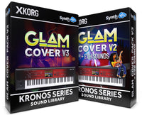DRS017 - ( Bundle ) - Glam Cover Pack V2 + V3 - Korg Kronos / X / 2