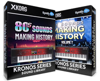 SCL408 - ( Bundle ) - 80s Sounds - Making History + 85 Sounds - Making History Vol.1 - Korg Kronos