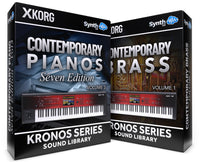 DRS004 - ( Bundle ) - Contemporary Pianos V3 - Seven Edition + Contemporary Brass V1 - Korg Kronos
