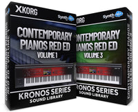 SCL068 - ( Bundle ) - Contemporary Pianos Red Ed. V1 + V3 - Korg Kronos Series