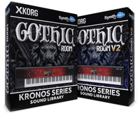 SKL008 - ( Bundle ) - Gothic Room V1 + V2 - Korg Kronos / X / 2 / Platinum / Ls