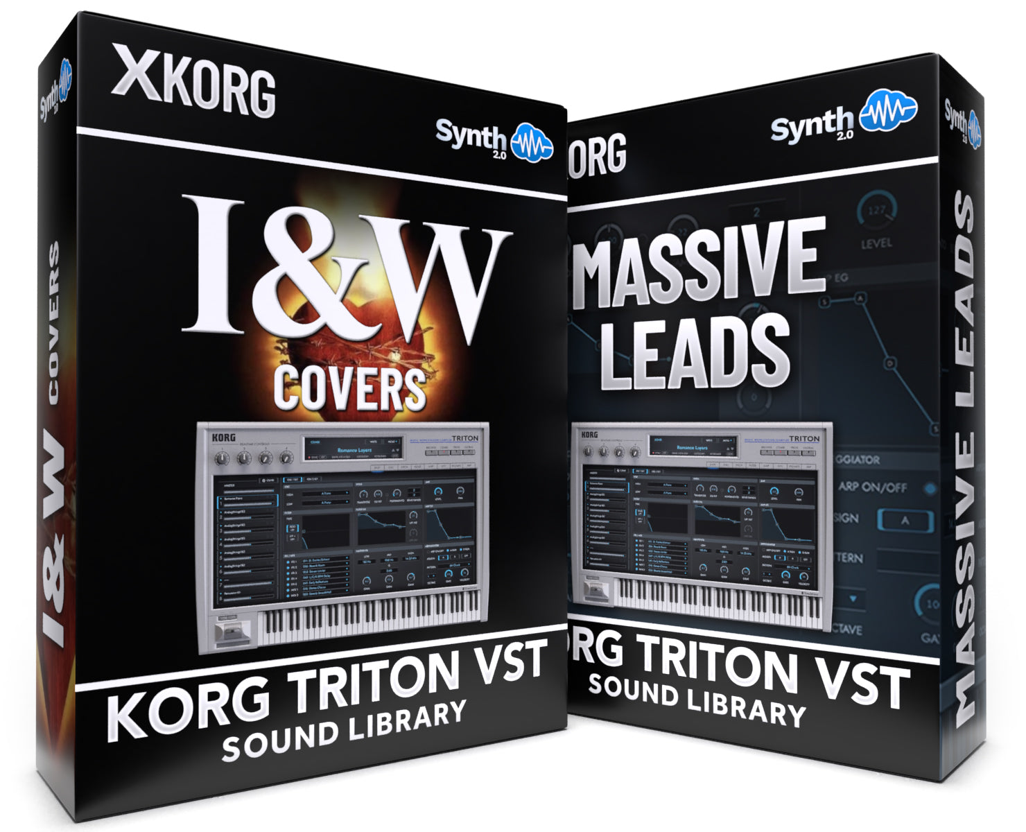 LDX223 - ( Bundle ) - I&W Covers + Massive Leads - Korg TRITON VST / TRITON EXTREME VST