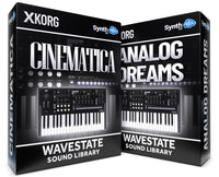 LFO046 - ( Bundle ) - Cinematica Vol.1 + Analog Dreams - Korg Wavestate / mkII / Se / Native