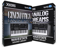 LFO060 - ( Bundle ) - Cinematica Landscapes + Analog Dreams - Korg Wavestate / Native