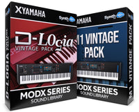 SCL341 - ( Bundle ) - D-Logia D50 Vintage Pack + M1 Vintage Pack - Yamaha MODX / MODX+