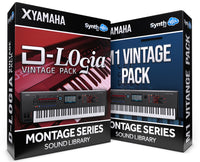 SCL341 - ( Bundle ) - D-Logia D50 Vintage Pack + M1 Vintage Pack - Yamaha MONTAGE / M