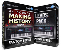 LDX307 - ( Bundle ) - 64 Sounds - Making History Vol.1 + Vol.2 + Vol.3 + Leads Pack - Fantom