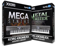 SWS042 - ( Bundle ) - Mega Synths Pack + Metal Master Pack - Korg Krome / Krome EX