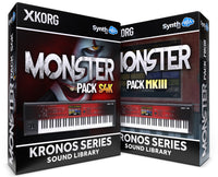 SCL207 - ( Bundle ) - Monster Pack S4K + Monster Pack MKIII - Korg Kronos Series