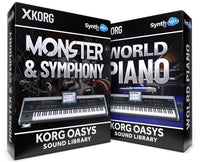 SCL084 - ( Bundle ) - Monster and Symphony + World Piano - Korg Oasys