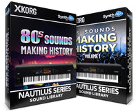 SCL408 - ( Bundle ) - 80s Sounds - Making History + 85 Sounds - Making History Vol.1 - Korg Nautilus