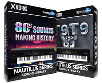 FPL020 - ( Bundle ) - 80s Sounds - Making History + T9T9 EXP Cover Pack - Korg Nautilus