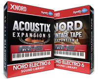 DVK041 - ( Bundle ) - AcoustiX Samples Expansion + Vintage Tape Expansion - Nord Electro 6 Series