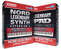 DVK020 - ( Bundle ) - Nord Legendary Synth Expansion 04 + Legendary Pads Expansion 03 - Nord Electro 6