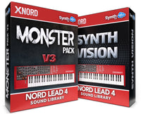 LDX161 - ( Bundle ) - Monster Pack V3 + Synth Vision V.1 - Nord Lead 4