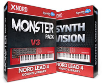 LDX161 - ( Bundle ) - Monster Pack V3 + Synth Vision V.1 - Nord Lead 4
