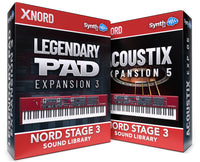 DVK037 - ( Bundle ) - Legendary Pads Expansion + AcoustiX Samples Expansion - Nord Stage 3