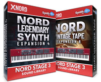 DVK040 - ( Bundle ) - Legendary Synth Expansion + Vintage Tape Expansion - Nord Stage 3