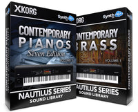 DRS004 - ( Bundle ) - Contemporary Pianos V3 - Seven Edition + Contemporary Brass V1 - Korg Nautilus