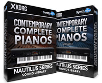 DRS012 - ( Bundle ) - Contemporary - Complete Pianos Vol.1 + Vol.2 - Korg Nautilus