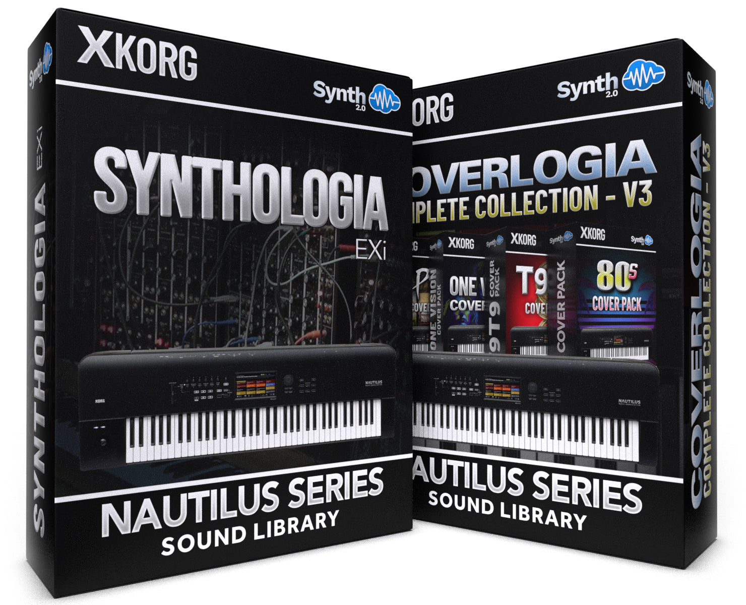 SCL013 - ( Bundle ) - SYNTHOLOGIA EXi + CoverLogia - Complete Cover Collection V3 - Korg Nautilus Series