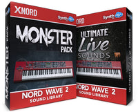 SCL427 - ( Bundle ) - Monster Pack + Ultimate Live Sounds - Nord Wave 2