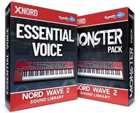 SCL239 - ( Bundle ) - Monster Pack + Essential Voices - Nord Wave 2