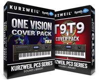 LDX138 - ( Bundle ) - One Vision Cover Pack + T9T9 Cover Pack - Kurzweil PC3 Series