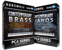 DRS004 - ( Bundle ) - Contemporary Pianos V3 - Seven Edition + Contemporary Brass - Kurzweil PC4 7 / 8